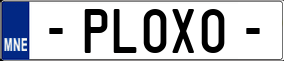 Truck License Plate